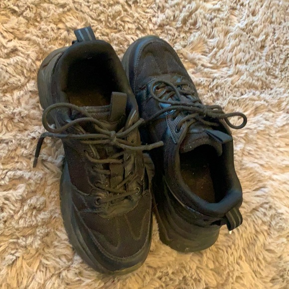 ZARA CHUNKY BLACK SNEAKERS - Picture 8 of 9